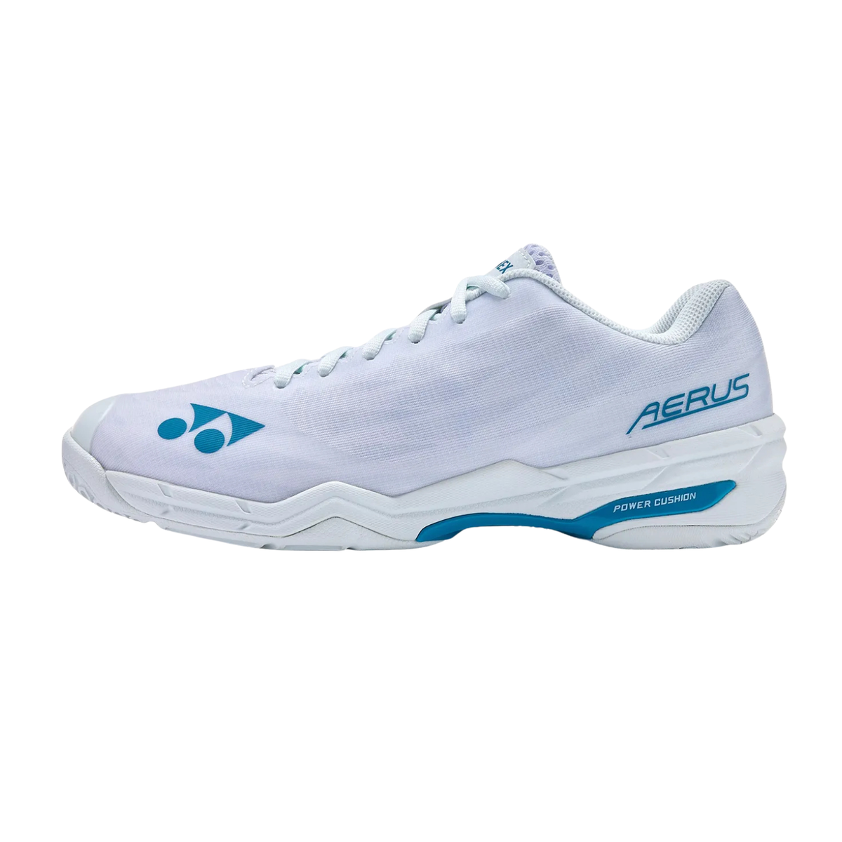 Yonex Power Cushion Aerus X2 Badminton Shoe Unisex - White/Blue Badminton Shoes Yonex