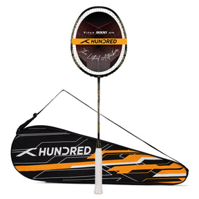 Hundred Viper 9000-5U Badminton Racket - Black/Gold