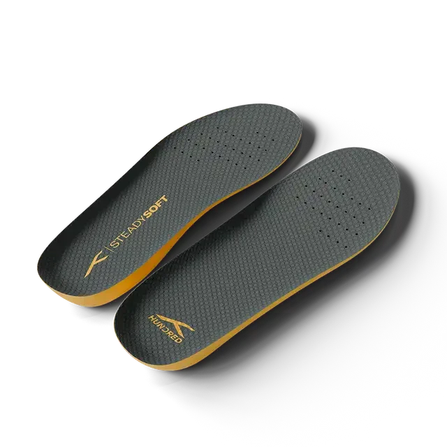 Hundred SteadySoft Insole - Dark Grey/Orange Dark Grey Orange Accessories Hundred