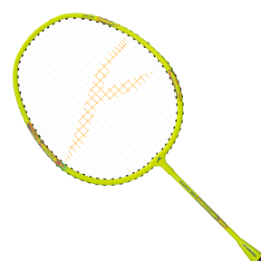 Hundred Powertek 200 2U Junior Badminton Racket - Yellow Badminton Rackets Hundred