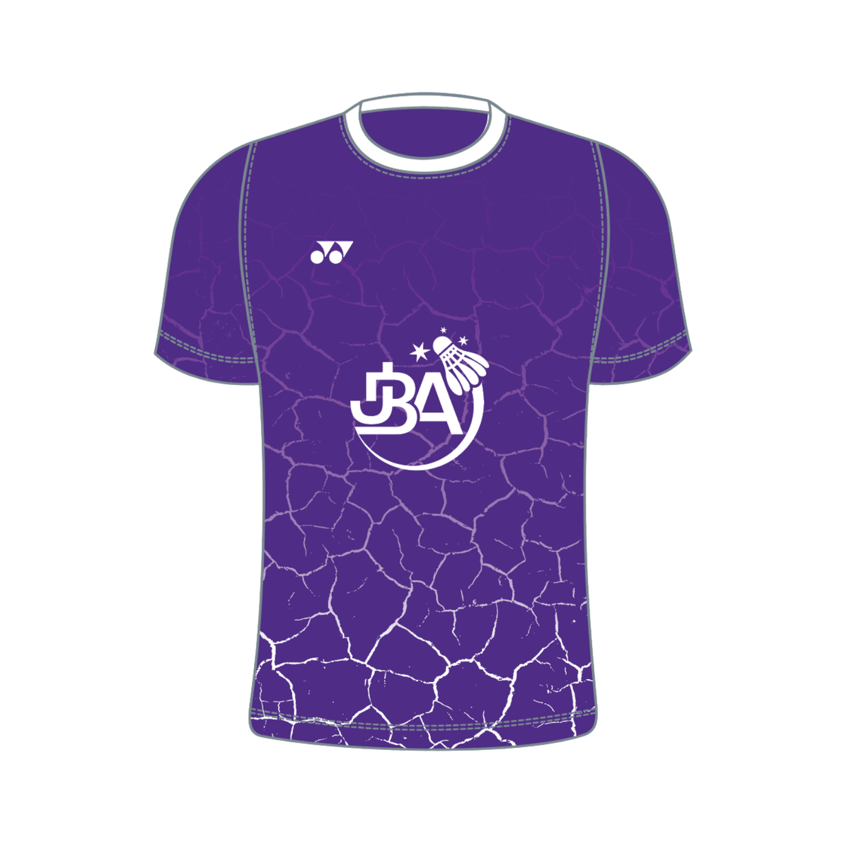 Yonex Kit T016 Quake Jones Badminton Academy T-Shirt Women - Purple Purple Clothing Yonex