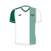 Yonex Kit Teamwear T009 Leighway Badminton Club Time T-Shirt V Neck Junior - White/Forest
