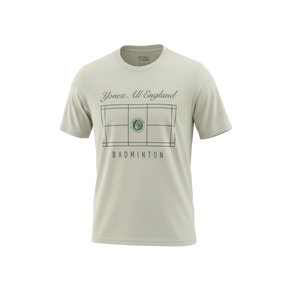 Yonex All England 1899 Crew Neck SS Top 26 - Cream Cream Clothing Yonex