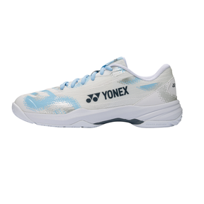 Yonex Cascade Accel Wide 2026 Badminton Shoes Unisex - White/Light Blue Badminton Shoes Yonex