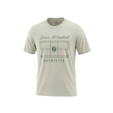 Yonex All England 1899 Crew Neck SS Top 26 - Cream Cream Clothing Yonex