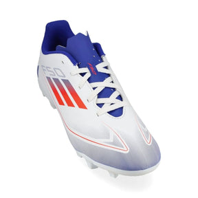 Adidas F50 Club FxG Football Boots Junior - White