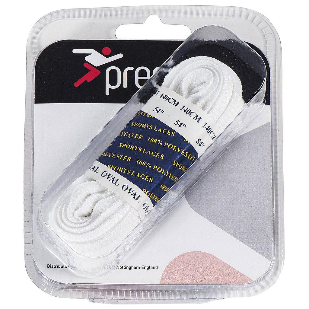 Precision FB061W Oval Laces 140cm, White