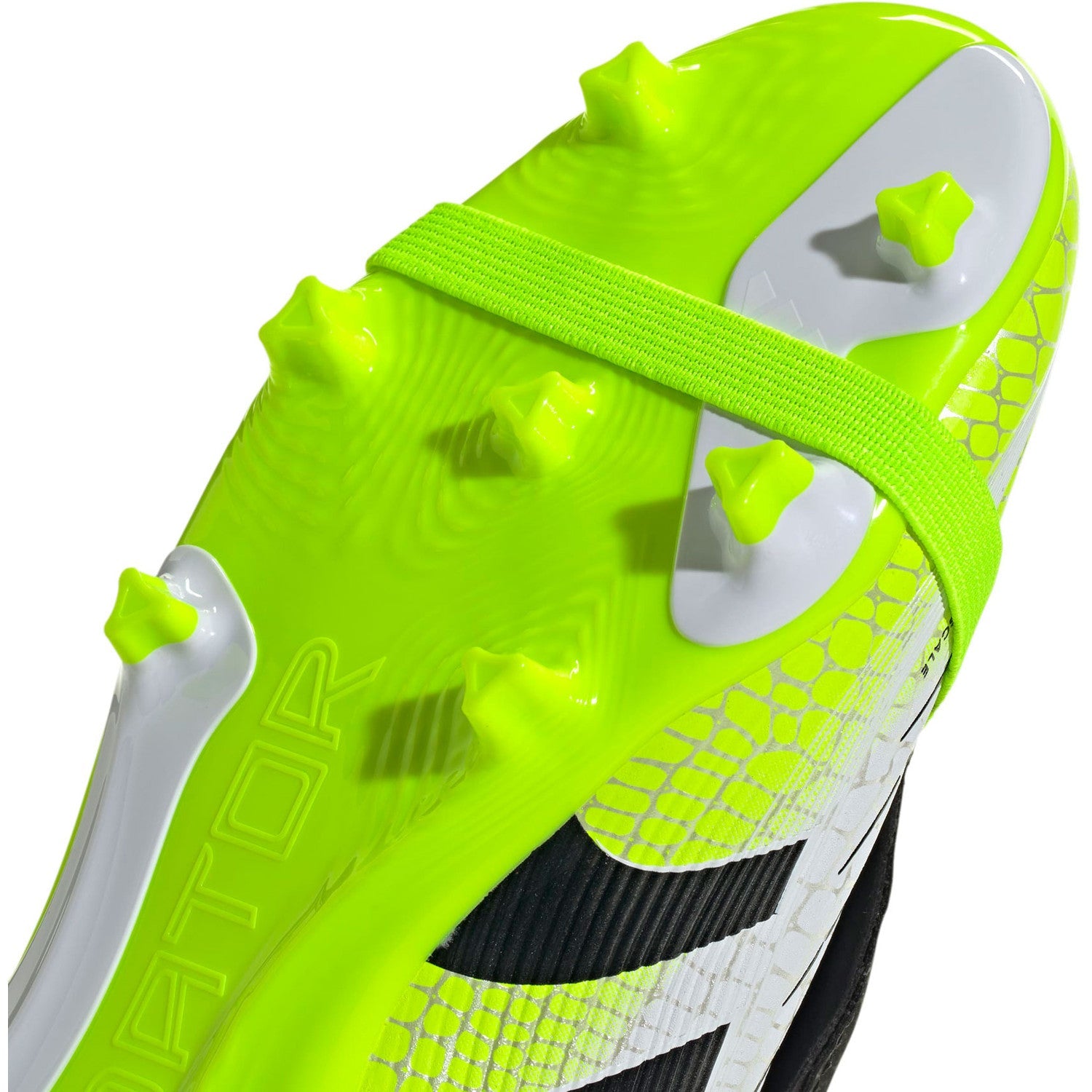 Adidas Predator League FT FG/MG Football Boots Junior - White/Core Black/Lemon JP9916 by Adidas
