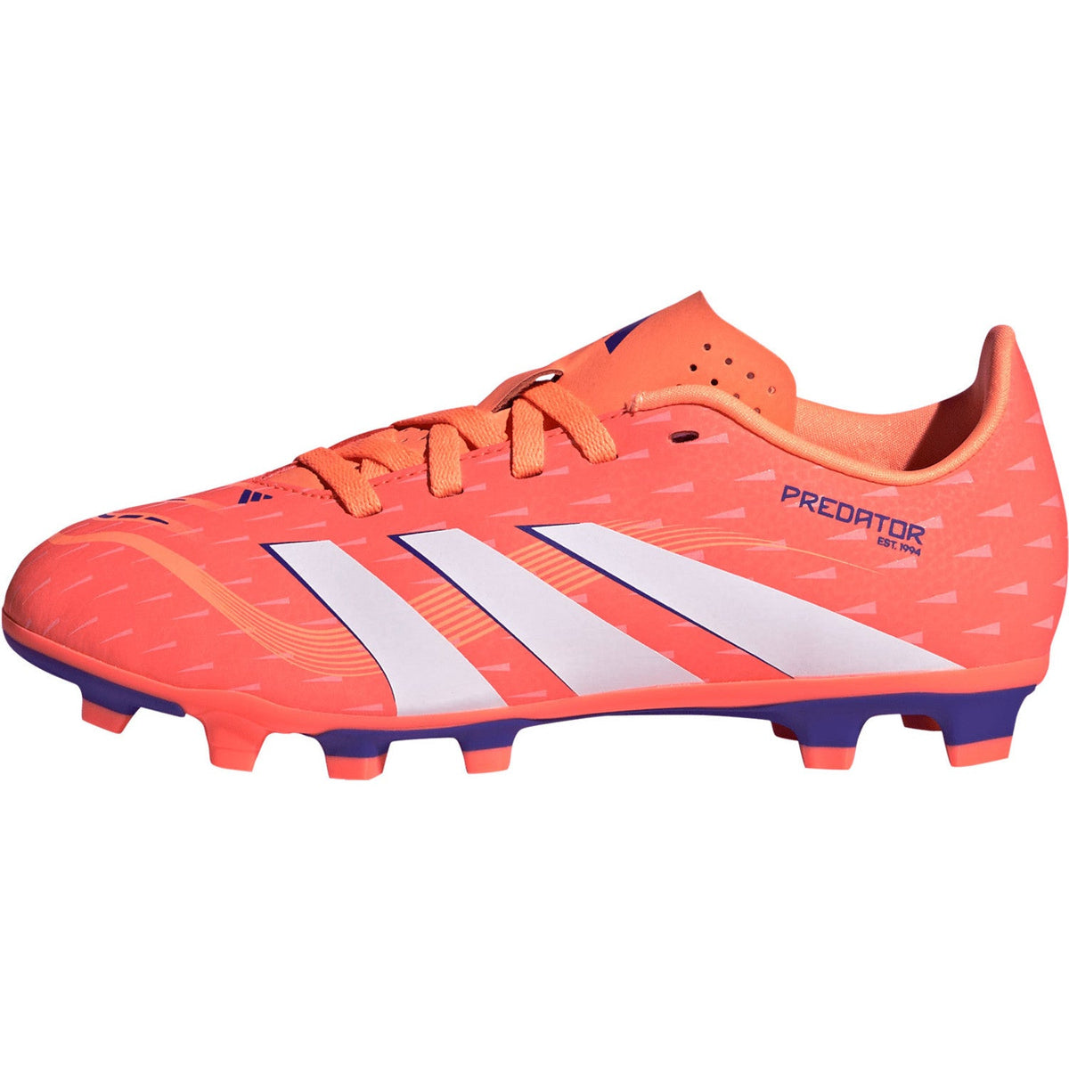 Adidas Predator Club FG/MG Football Boots Junior - Coral/White
