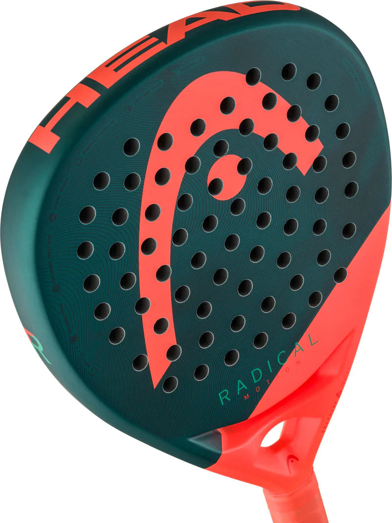 Head Radical Motion 2026 Padel Racquet - Black/Fluo Orange Padel Head