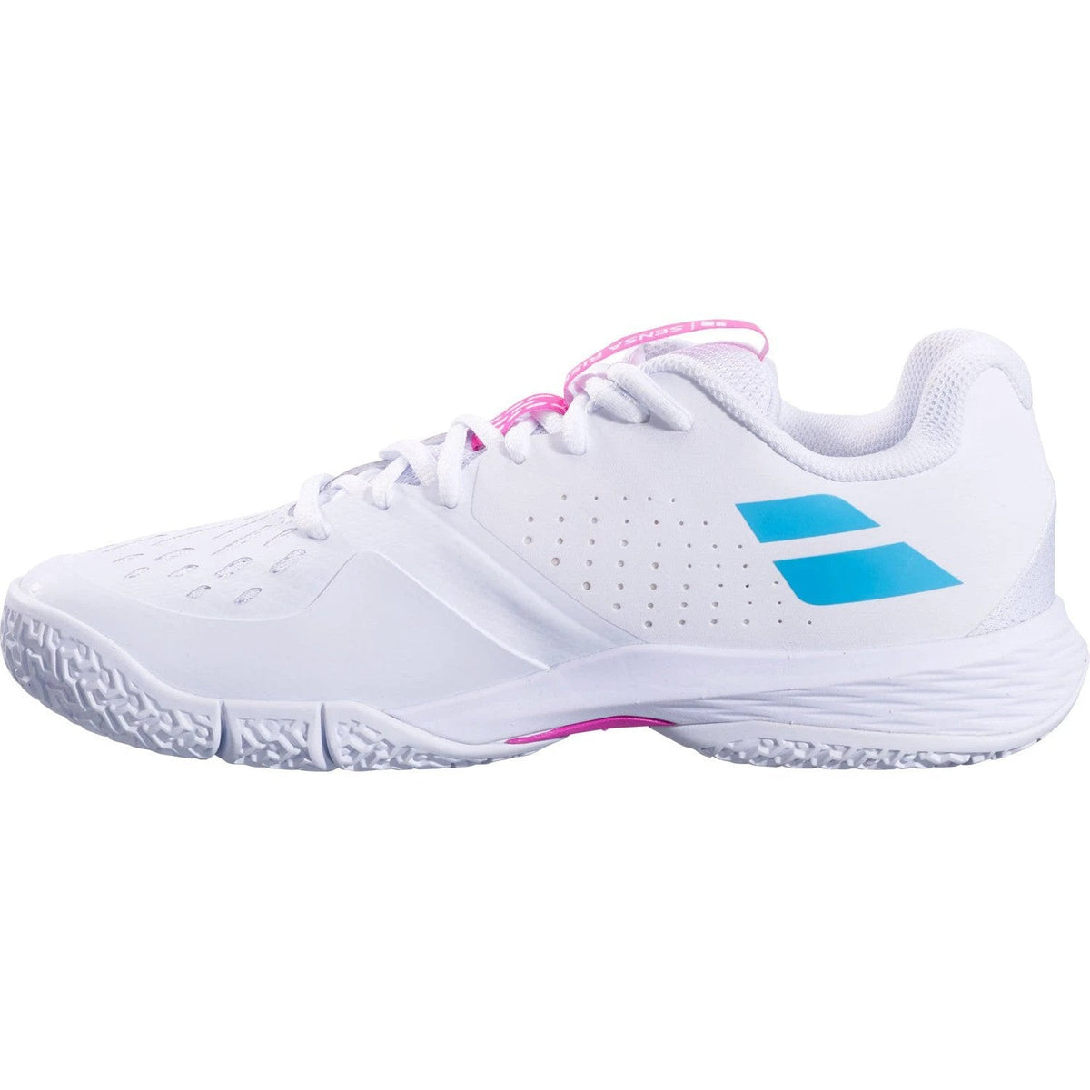 Babolat Sensa Rise Women Padel Shoes - White/Red shoes Babolat