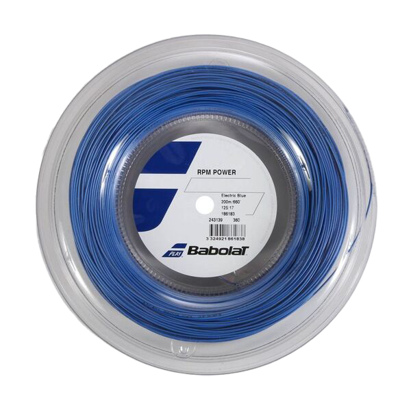 Babolat RPM Power 1.25mm/200M Tennis String - Electric Blue