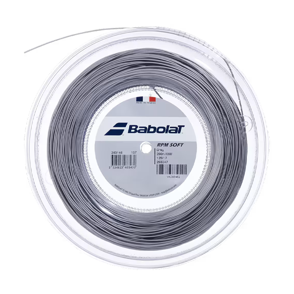 Babolat RPM Soft 1.25mm/200M Tennis String - Grey