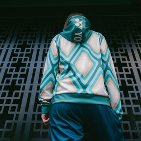 Yonex Diamond Unisex Zip Hood Jade/Ivory Clothing Yonex