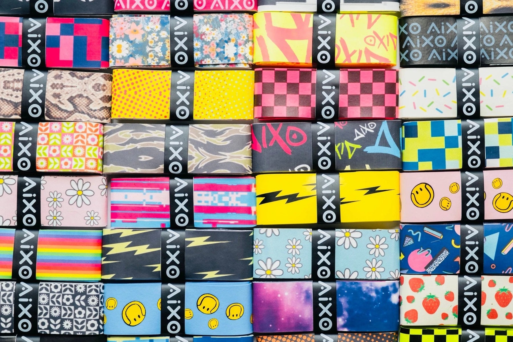 Aixo Tag Tacky Overgrip Multicolour Overgrips Aixo