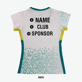 Yonex YTL 11 Batik Fade 2 Womens T-Shirt White Green