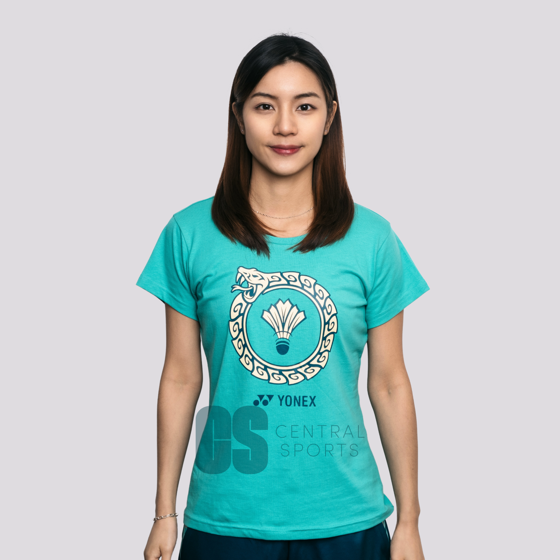 Yonex CNY2025 Snake Ring Womens Cotton T-Shirt Jade