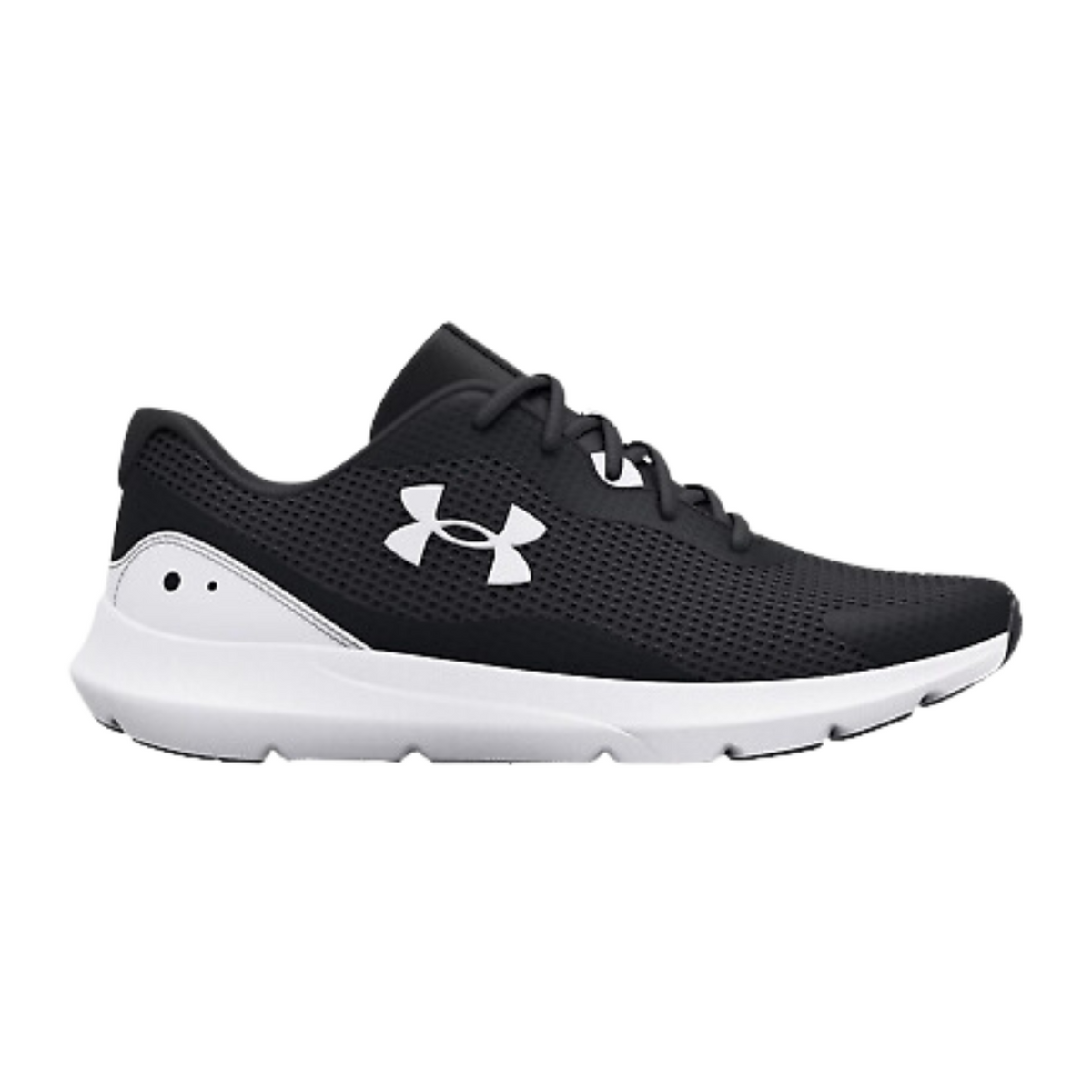 Under Armour Surge 3 3024883 Running Shoes Mens 001 Black White White UK 8 Clearance Under Armour