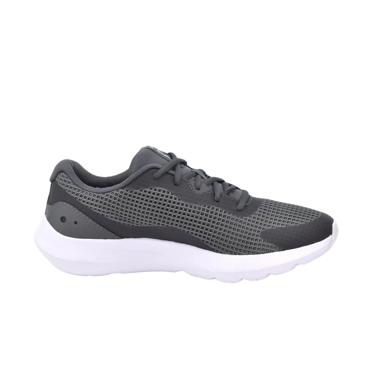 Under Armour Surge 3 3024883 Running Shoes Mens 102 Pitch Gray White White UK 7 Clearance Under Armour