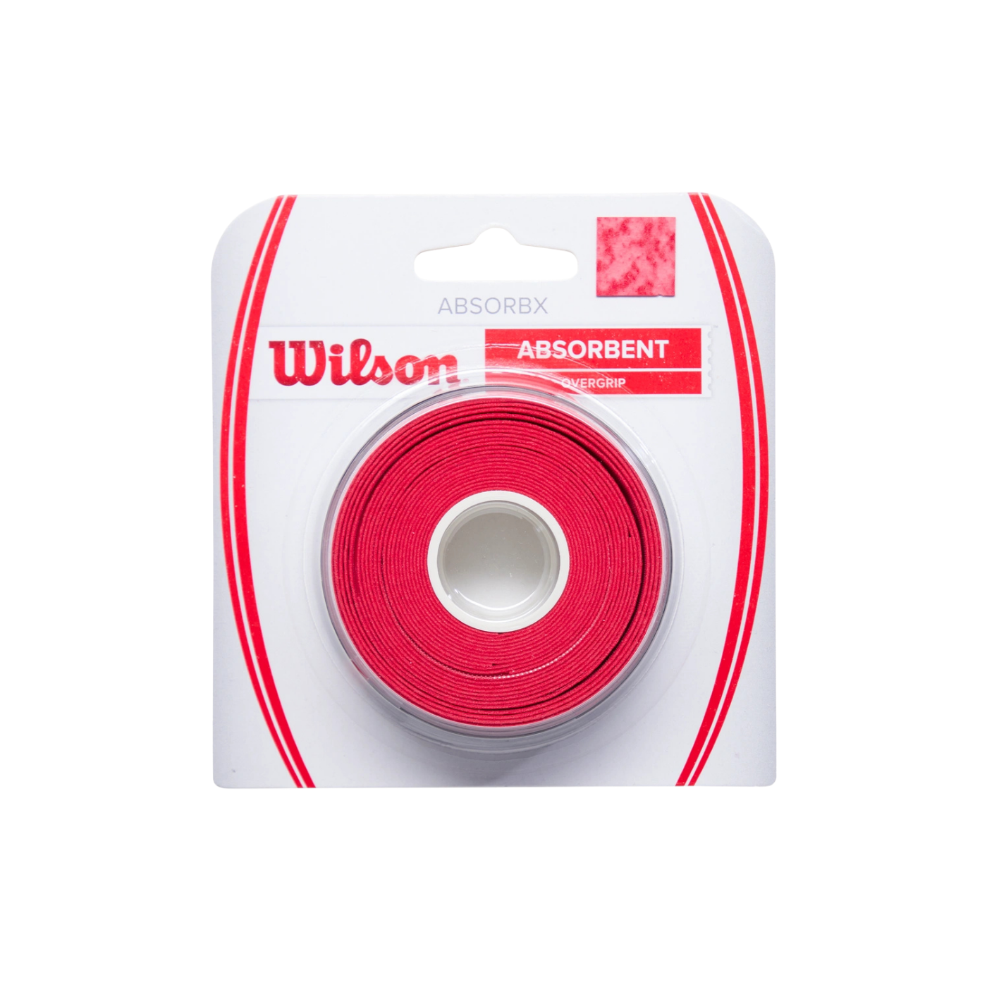 Wilson AbsorbX Overgrips (3 Pack) - Red