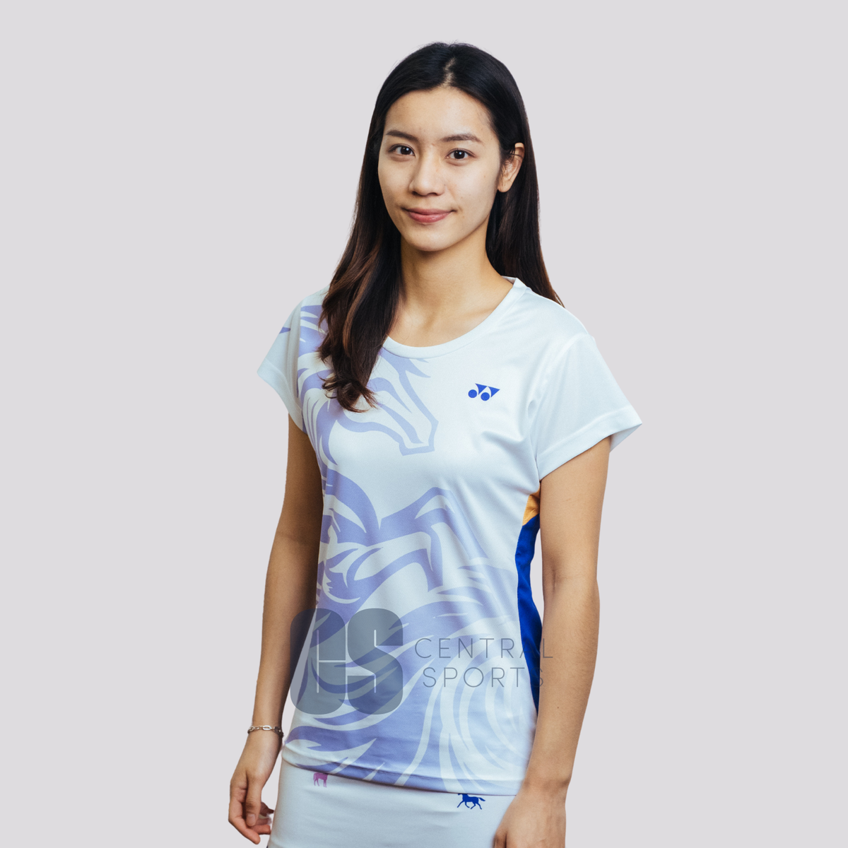 Yonex Graceful Gallop – Women’s Performance Shirt (White) Yonex CNY2026 Game Top A Women Clothing Yonex