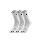 Babolat 3 Pairs Pack Socks Unisex (5UB1371) - White or Black White Socks Babolat