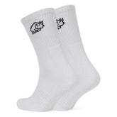 Rhino Crew Sock 3 pack White Youth Clearance Flash