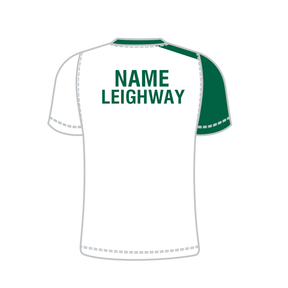 Yonex Kit Teamwear T009 Leighway Badminton Club Time T-Shirt V Neck Men - White/Forest