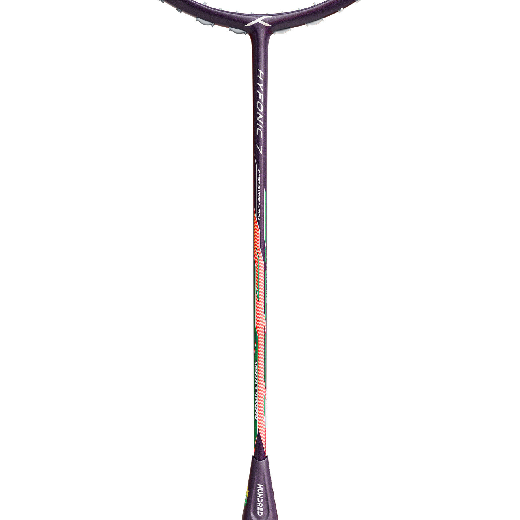 Hundred Hyfonic 7 Badminton Racket - Purple/Green