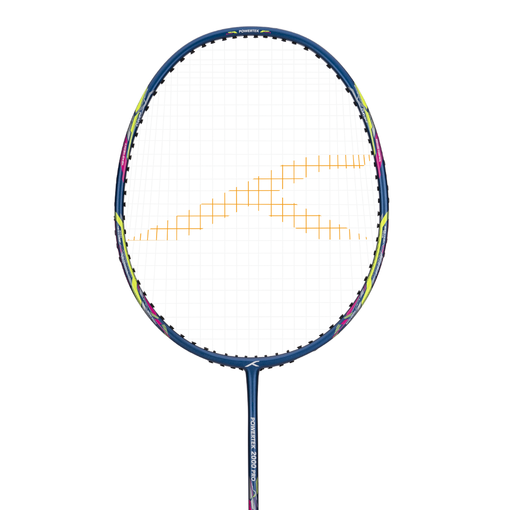 Hundred Powertek 2000 Pro Strung Badminton Racket - Navy 2U G6 (HBRR-3S034-4) Badminton Rackets Hundred