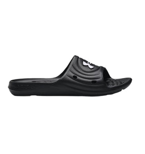 UA Locker IV Slides 3023758 Men (Black) UK8 Black White shoes Under Armour