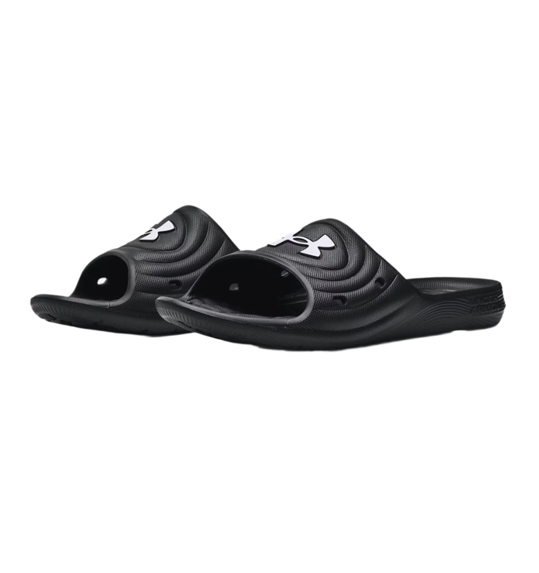 UA Locker IV Slides 3023758 Men (Black) UK8 shoes Under Armour