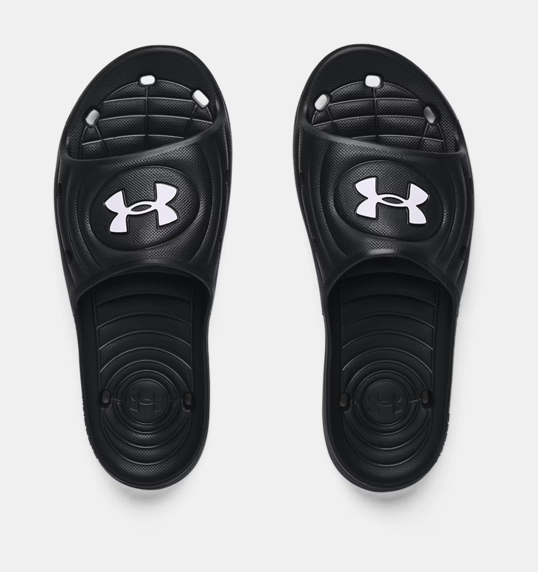 UA Locker IV Slides 3023758 Men (Black) UK8 shoes Under Armour