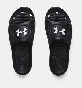 UA Locker IV Slides 3023758 Men (Black) UK8 shoes Under Armour
