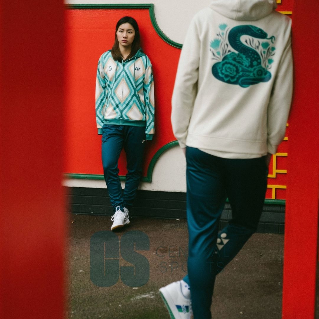 Yonex Coiled Snake Unisex Hood Ivory Clothing Yonex