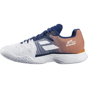 Babolat Jet Mach II All Court 30S20629 Tennis Shoes Mens (White/Pureed Pumpkin)
