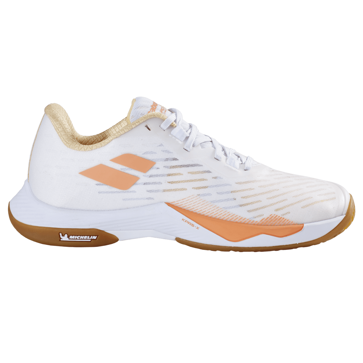 Babolat Shadow Tour 5 Badminton Shoes Women - White/Yellow