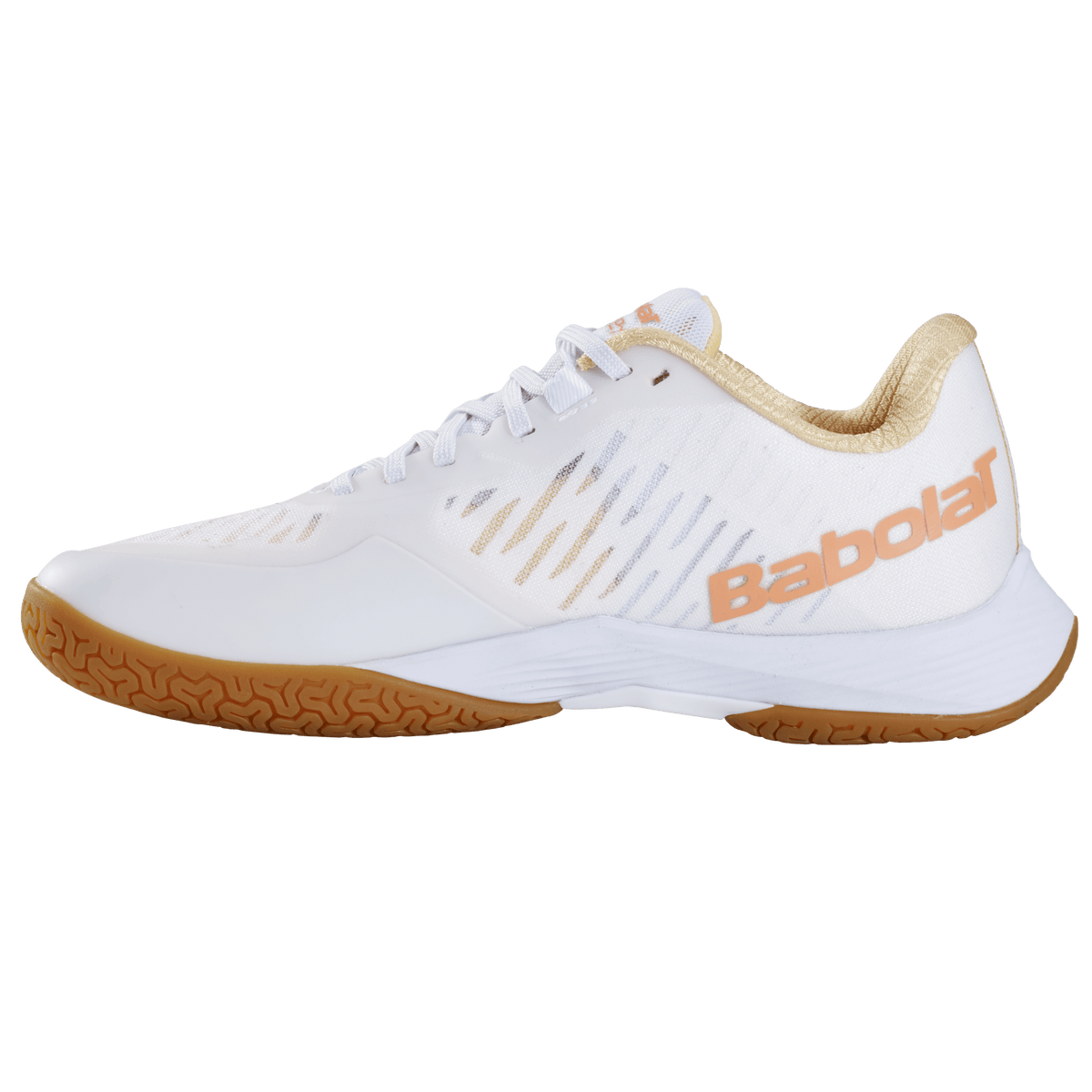 Babolat Shadow Tour 5 Badminton Shoes Women - White/Yellow