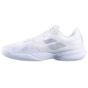 Babolat Jet Mach 3 Grass Wimbledon 31S22810 Tennis Shoes Womens (White/Silver)