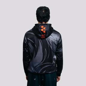 Yonex War Horse – Unisex Overhead Hoodie (Black) Yonex CNY2026 Hood Sweat B Unisex Clothing Yonex