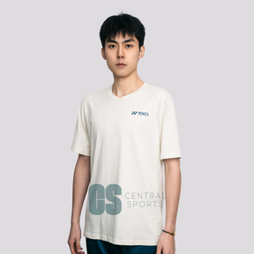 Yonex CNY2025 Coiled Snake Mens Cotton T-Shirt Ivory