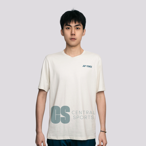 Yonex CNY2025 Coiled Snake Mens Cotton T-Shirt Ivory