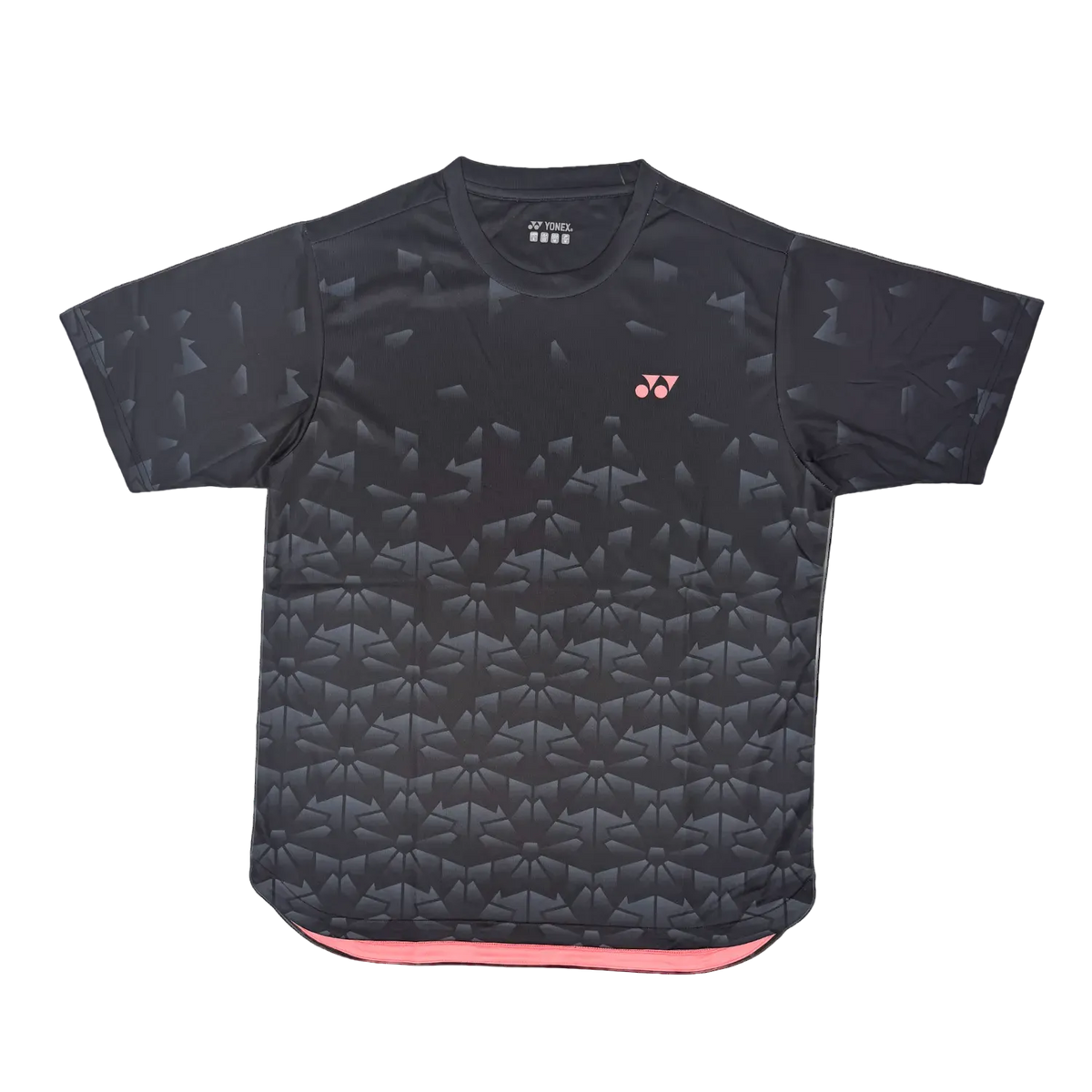 Yonex YTM 13 Sakura Crew Neck T-Shirt Unisex - Black Black Clothing Yonex