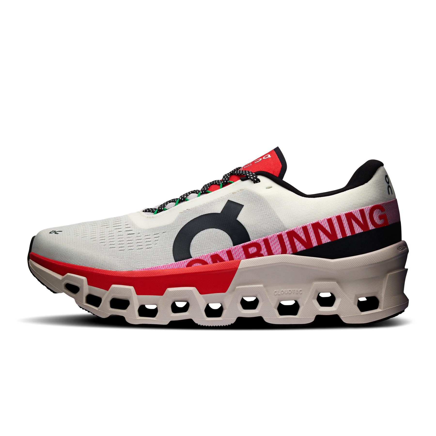 ON Cloudmonster 2 Running Shoes Men - Ivory/Silver