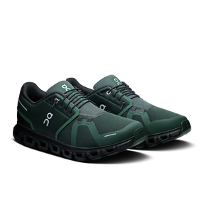 On Cloud 6 Running Shoes Men - Evergreen/Black