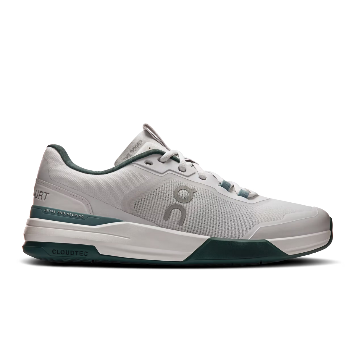 On Running The Roger ADV Pro Tennis Shoe Men - Frost/Evergreen Frost Evergreen Running Shoes On Running