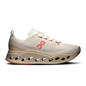 On Running Cloudsurfer Max Running Shoe Women - Ivory/Salmon