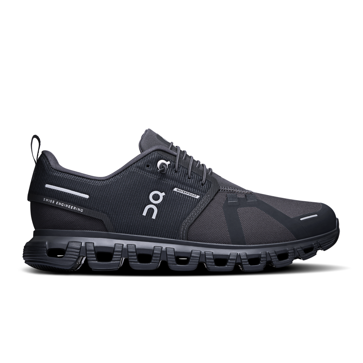 On Cloud 6 Waterproof Running Shoes Women - Black/Black