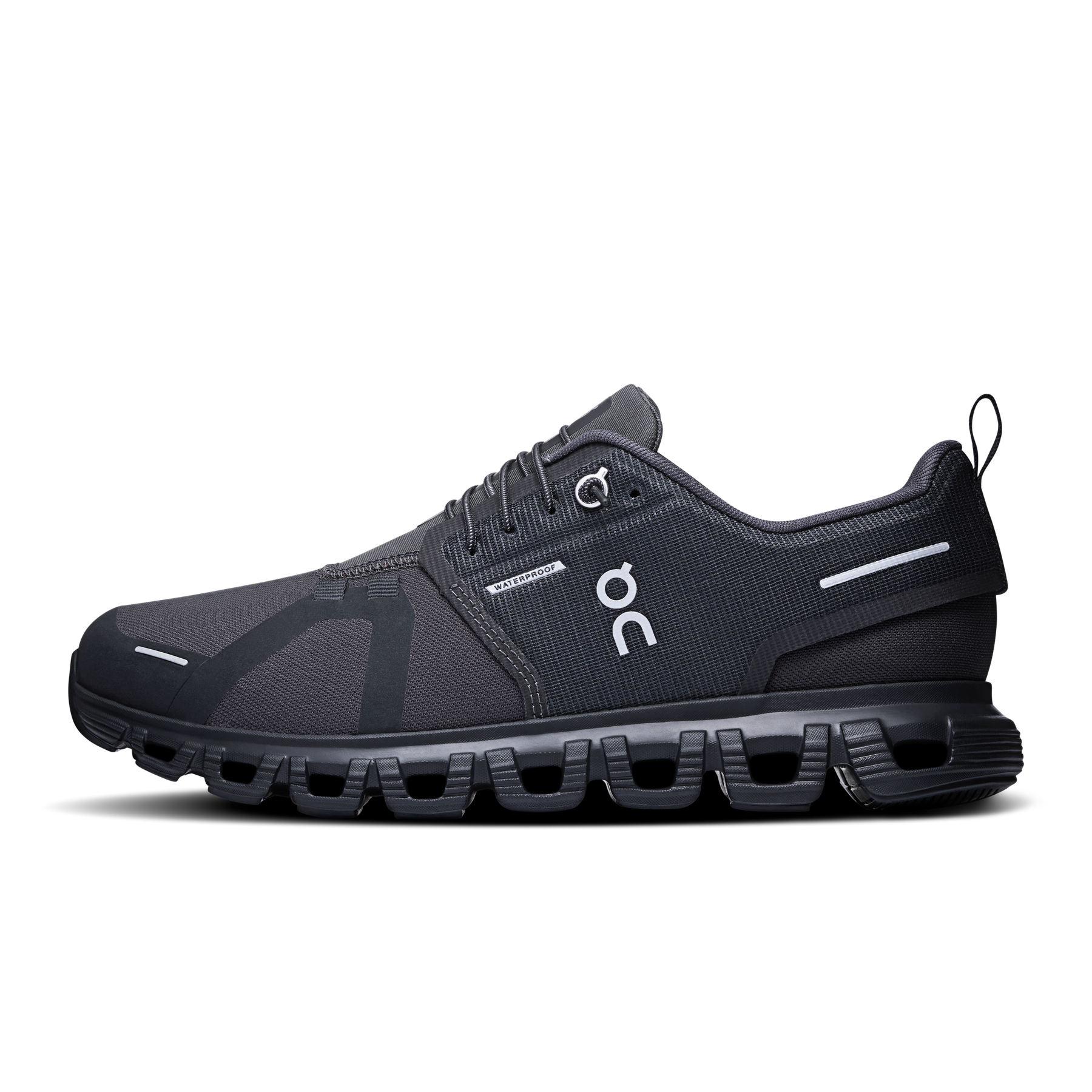 On Cloud 6 Waterproof Running Shoes Women - Black/Black