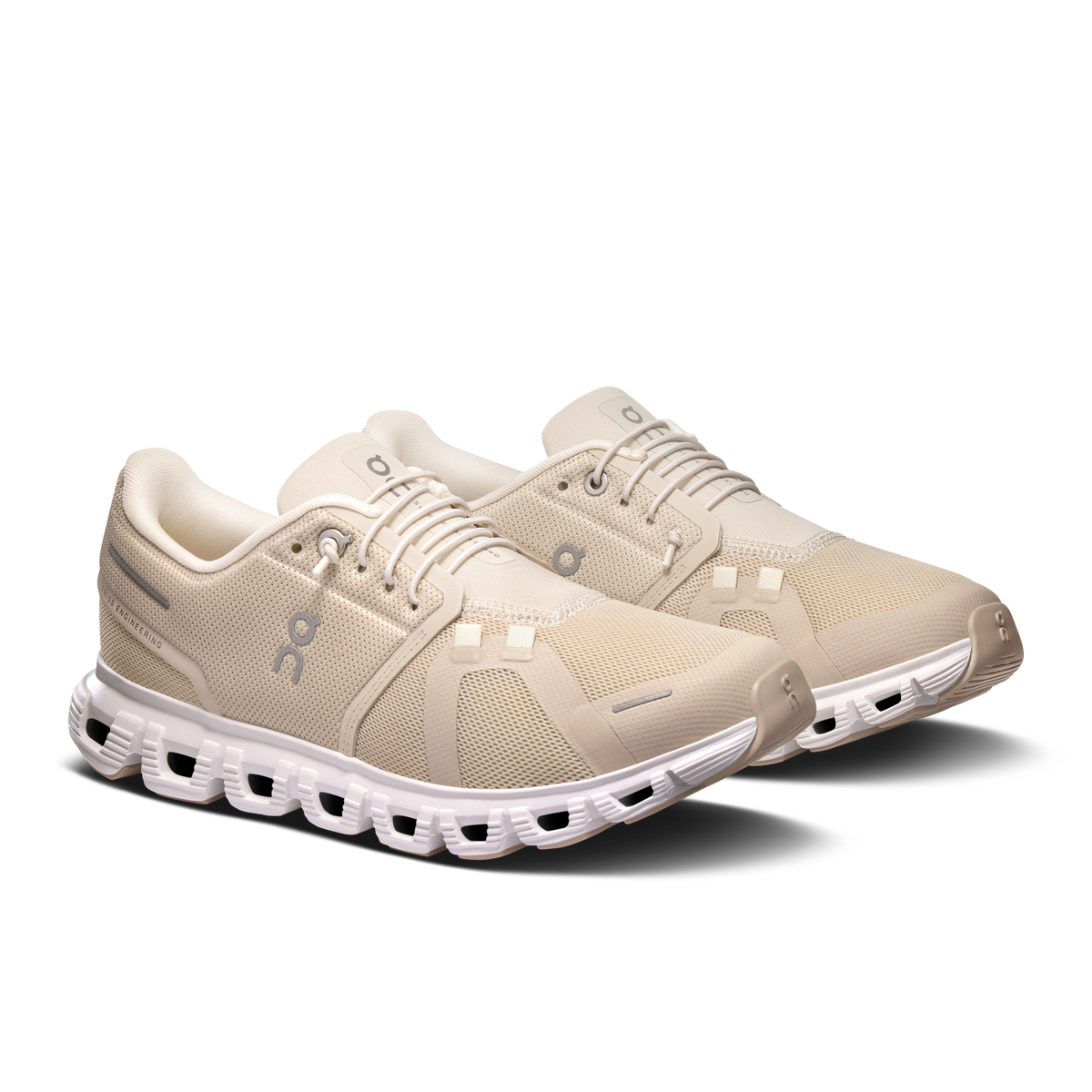 On Running Cloud 6 Running Shoes Women - Pearl/White Running Shoes On Running